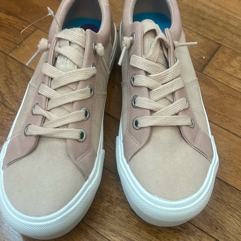 Pink and White Casual Sneakers